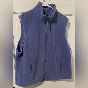 L.L. Bean Women’s Soft Purple Fleece Vest - XL